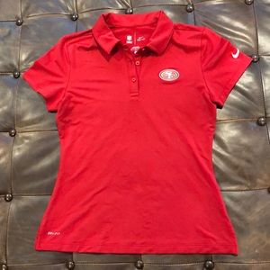 NWOT San Francisco 49ers Nike Dri-Fit Polo